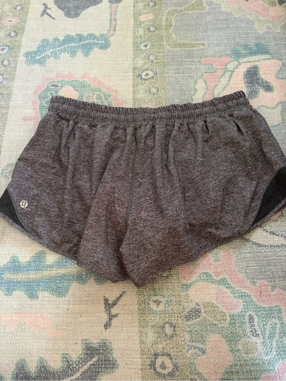 lululemon athletica Dark Gray Heather Athletic Running Shorts